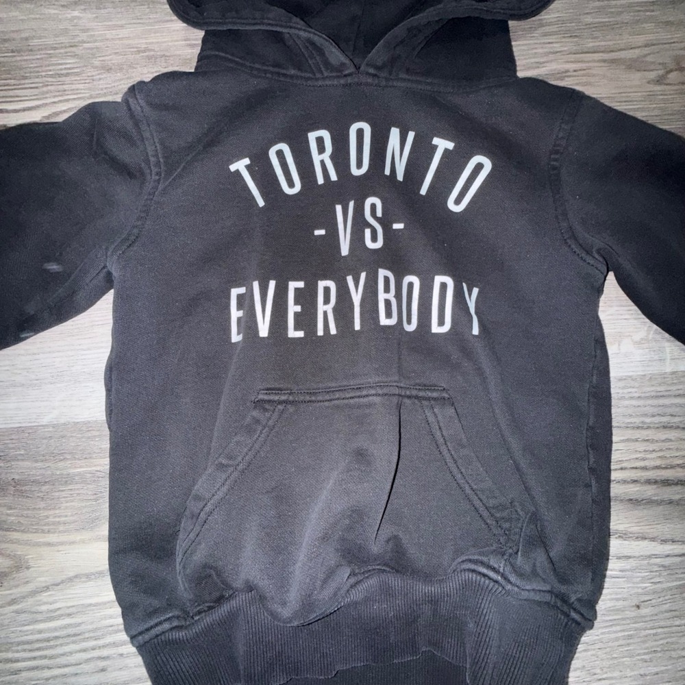 Kids Black Toronto Vs Everybody Hoodie Sweatshirt‎ Size XS - Picture 4 of 8